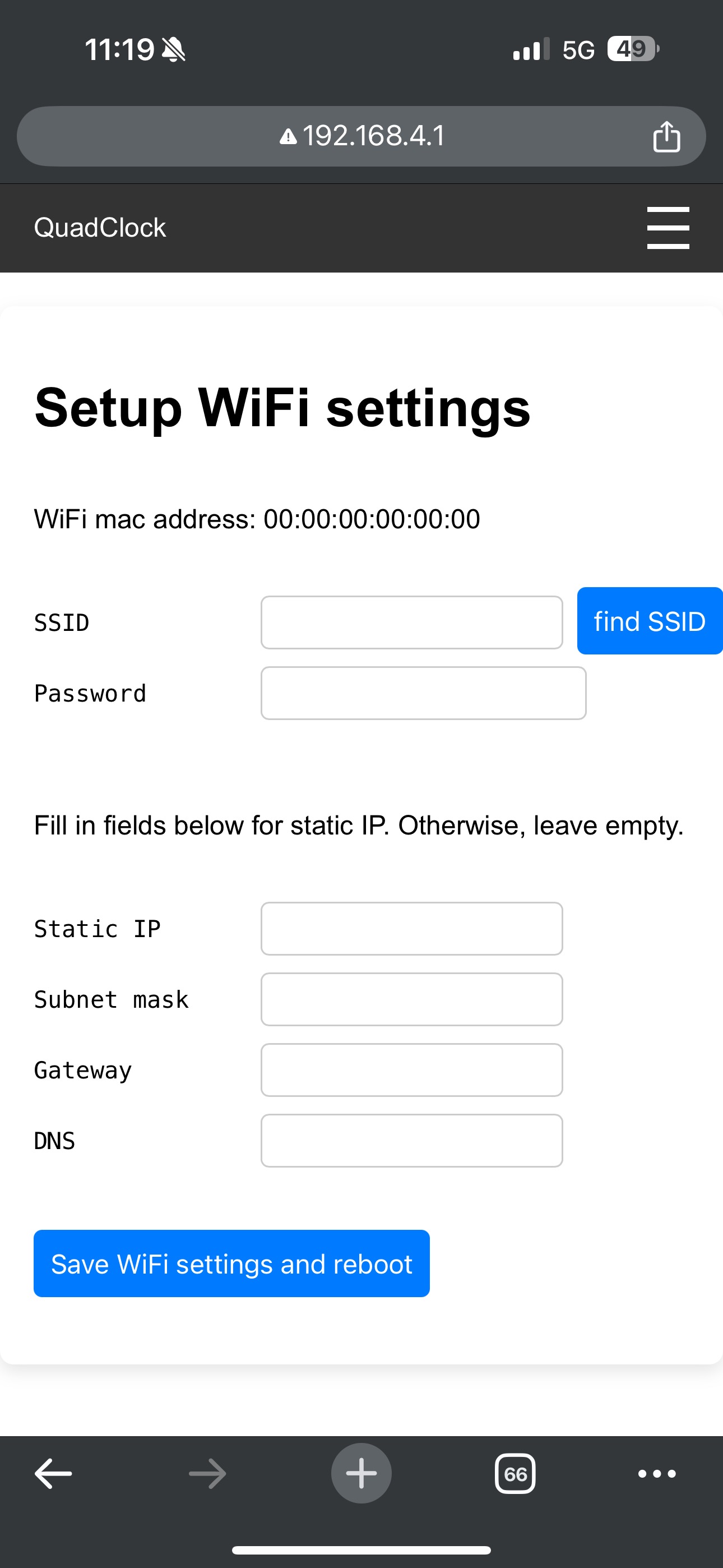 WiFi Setup